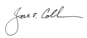 Jose E. Coll signature